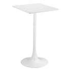Zuo Valleta Bar Table - White-Table Colour: White