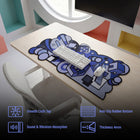 ONEofZERO Large Premium Desk Pad - Anti Slip Rubber Bottom - Retrograde Dark-30 Days Limited Manufacturer Warranty