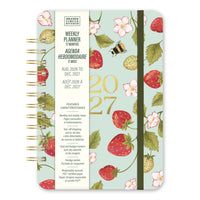 Orange Circle Studio Fruit & Flora Do It All Weekly/Monthly Planner - 5.75" x 8.25" - Assorted Colours - English-Features Interior storage pocket to store cards, receipts, cash, and more