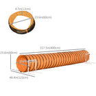 PawHut 13' L Dog Tunnel with 2 Support Brackets-High-quality PVC material 