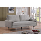 Brassex 3-Seater Sandro Sofa - Light Grey-Spring pocket seating 