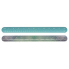 Pep Rally Slap Ruler - 12"/30cm - Scallops-Soft silicone slap ruler with imperial and metric markings