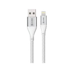 ALOGIC Super Ultra USB-A to Lightning Cable - 1.5M  - Silver-Ultra-Strength - The Alogic Super Ultra USB-A to Lightning Cable is constructed using heavy-gauge, high-quality wire and materials to ensure ultimate strength, performance and power flow. This translates to the fastest connectivity and efficiency when connecting your Lightning compatible devices to any USB charger.