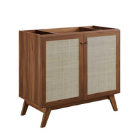 Modway Soma 36" Bathroom Vanity Cabinet - Walnut-MDF and Particleboard