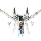 LEGO Star Wars Rebel U-Wing Starfighter - Age 8+- 4 star wars characters - young rebels command missions with cassian andor, face off against dedra meero and an isb tactical agent, or team up with the reprogrammed imperial droid k-2so