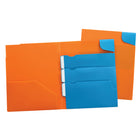 Oxford Divide It Up Twisted Twin Pocket Folder Poly, Assorted-Choice of colour not available
