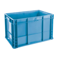 Orbis FlipakTM Polyethylene Plastic (PE) Distribution Containers, 24.0" x 15.0", 13.8" Clearance, Royal Blue, 2 Pack-High-density polyethylene (HDPE)