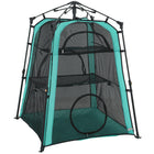 PawHut 3-Tier Portable Pet Tent for Indoor/Outdoor Use-Three-tier design fulfills climbing instincts and relieves your cat's boredom
