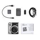 FUJIFILM instax mini 99 Analog Instant Camera - Silver-Two shutter buttons