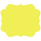 JAM Paper Standard Label Rolls - Vintage Frame Shaped - 2 1/2 x 3 - Neon Yellow - 125 Labels/Roll-Size: Vintage Frame Shaped ( 2 1/2 x 3 Inches ) | Printer friendly labels are easy to create and customize.