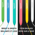 Paper Mate Inkjoy Gel Bright! Pens - Medium Point - 0.7mm - White - 3 Pack-Ergonomic grip wraps the entire gel pen for comfortable writing