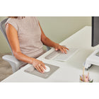 Fellowes Breyta Mousepad Wrist Rest with HEX Cushion - Sand-Built to last with 5-year limited warranty