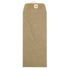 JAM Paper #10 Policy Envelopes with Button and String Tie Closure, 4 1/8 x 9.5, Brown Kraft Paper Bag, 25 Pack (41266941)-Size: #10 Policy (4 1/8" x 9/12")