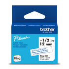 Brother Genuine BTAG233 Label Tape for P-touch Label Makers - Blue on White - 12 mm W x 4 m L-Whatever your project, you have our word on it.Trust Brother, Canada’s reliable label maker brand for all your labelling needs.