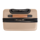 Bugatti Cannes Collection 21.5" Hardside Carry-on Luggage - Taupe-Double 360-degree spinner wheels for smooth and quiet rolling (8 wheels)