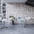 Offices to Go Kylie Armless Stacking Chair - White-Rated for users up to 300 lb. (based on an 8-hour day, 40-hour week)