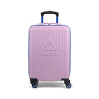 Reebok Hoop 21.5" Hardside Carry-On Luggage - Rose-Telescopic trolley handle ergonomically designed for comfort and durability with multi-stage locking heights with reinforced top and side handle