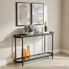 Zuo Aneis Console Table - Black-Table Top Material: Glass