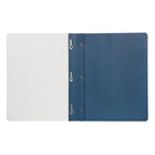 Staples 3-Tang Clear-Front Report Cover - Dark Blue - 10 Pack-Acetate front cover protects contents
