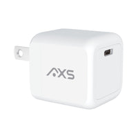 AXS 30W PROCharge USB-C PD GaN Wall Charger with PPS - White-Integrated GaN technology provides a high-power, efficient charge that won’t overheat