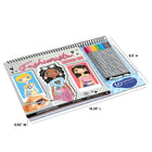 Fashion Angels Fashionista Sketch Set with Markers-PERFECT GIFT FOR TWEENS & KIDS – Every budding fashion designer will love this drawing sketchbook. Help them grow their skills as they explore endless fashion design possibilities and build their first clothing collection