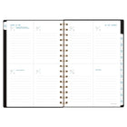 AT-A-GLANCE 2027 Signature Small Weekly/Monthly - 8-½" H x 6" W - Black Cover - Bilingual-Page size: 8-1/2" H x 5-3/8" W