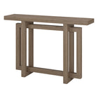 Hudson&Canal Breslow 44"W Console Table - Antiqued Grey Oak-Tabletop features a weight capacity of 50 lbs