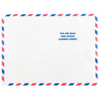 JAM Paper Tyvek Envelopes, 10 x 13 Open End, White Airmail, 1000 Pack-Tyvek Airmail Design Envelopes