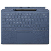 Microsoft Surface Pro Keyboard with Slim Pen SC - English - Sapphire-Sketch and write naturally on the screen with Surface Slim Pen, always ready and charged in the keyboard’s storage tray
