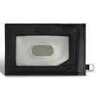 Champs Iconic Leather Slim Cardholder - Black/Black-3 Credit card slots