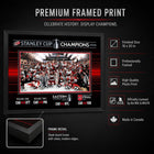 Frameworth Carolina Hurricanes 16" H x 20" Frame 2026 Stanley Cup Champions Team Celebration Framed Wall Art 16" x 20" W Frameworth - Licensed-7