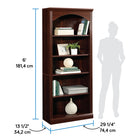 Sauder Arch 5-Shelf Bookcase - Select Cherry-8