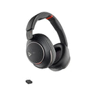 HP Poly Voyager Surround 85 Wireless Noise Cancelling Stereo Bluetooth Headset - Teams-Boost efficiency with a headset and wireless charge stand designed to work as hard as you do. Experience non-stop communication with effortless docking, ensuring 21-hour talk time. Stay connected without skipping a beat.