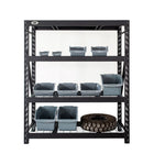 Cat Industrial Shelving with 4 Shelves - 60"W x 24"D x 72"H-Wire mesh shelves are adjustable for convenience