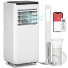 HOMCOM 8000 BTU Portable Air Conditioner with WiFi Control - White-Compact design fits easily in bedrooms, living rooms, or offices 