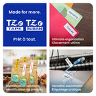 Brother Genuine TZe111 Laminated Tape for P-touch Label Makers - 6 mm wide x 8 m long - Black on Clear-Engineered with Brother's laminated tape process to create long-lasting, legible labels that remain affixed