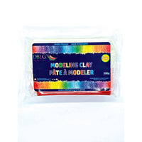 DBLG Imports Artworks modeling Clay - 500g - 6 Assorted Colours-Soft and pliable, will not stain hands or surfaces 