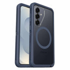 OtterBox Defender Pro XT Clear Cell Phone Case with Magnets for Galaxy S26+ - Baby Blue Clear-Built-in magnets align perfectly for up to 15W of Fast Charge with Qi2 wireless chargers