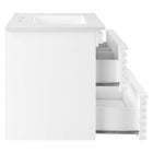 Modway Render 30" Wall-Mount Bathroom Vanity - White-8