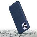 General Supply Goods + Co Vegan Leather Case for iPhone 12/12 Pro - Navy-Slim design
