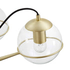 Modway Hanna 8-Light Chandelier - Clear/Gold-9