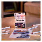 Crayola Colour Collections Dual-Tip Alcohol-Based Markers - Sunset Glow Edition - 8 Pack-Expand your colour collection: collect all 4 Crayola colour collection palettes - sand & sea, sunset glow, pastels, and garden harvest (each sold separately)