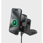 Mighty Mount Auto Scan Grip Cradle 15W Wireless Charger 2 in 1 Dash & Vent Mount-Foldable footstand: To help secure your phone in place