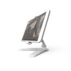 Kanto Universal Phone & Tablet Stand - Single Arm - White-360° rotation for vertical and horizontal screen orientation