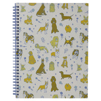 Staples Coil Notebook - Pup Print-8" x 10", Ruled
