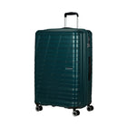 American Tourister Surftime Spinner - Large - Metallic Teal-Rugged ABS material is able to withstand the rigors of travel.