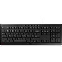Cherry Stream Wired USB SX Scissors Mechanism QWERTY Keyboard - Whisper Black-Maximum productivity: Extremely quiet keystrokes, unbeatable typing feel