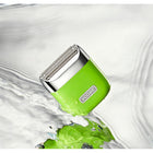 Yoose Nano Rotary Portable Electric Shaver - Green-IPX7 waterproof performance: Fully waterproof design allows for convenient wet use in the shower or quick dry shaving and easy cleaning under running water