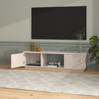 Hudson&Canal Dorian TV Stand for TV's up to 65" - Alder White-Product Dimensions: 15.75" L x 58" W x 16" H