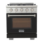 Kucht 30" KFX-X Series Pro Style Propane Gas Range - Stainless Steel/Black-New true simmer burners for precise low heat cooking